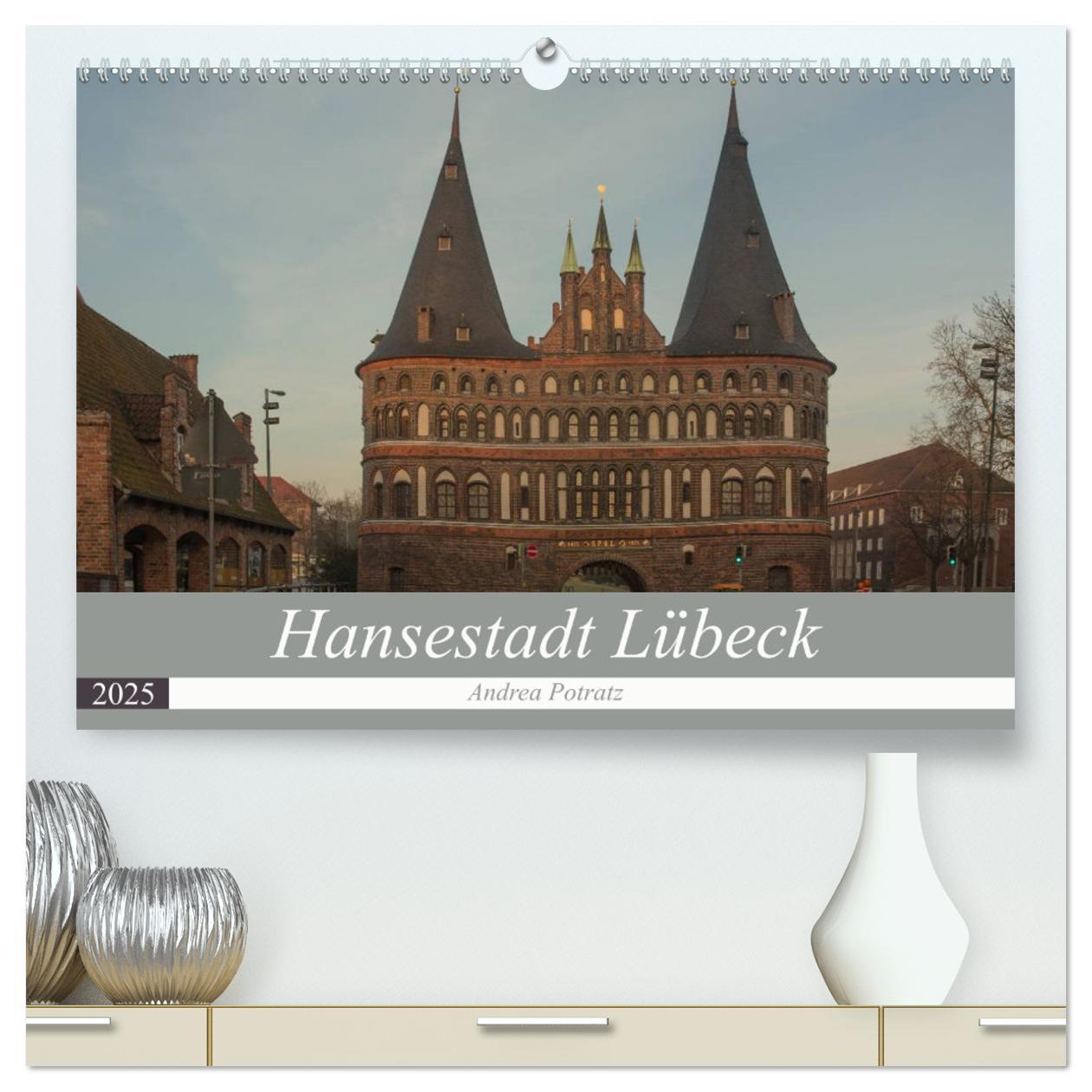 Cover: 9783435675586 | Hansestadt Lübeck (hochwertiger Premium Wandkalender 2025 DIN A2...