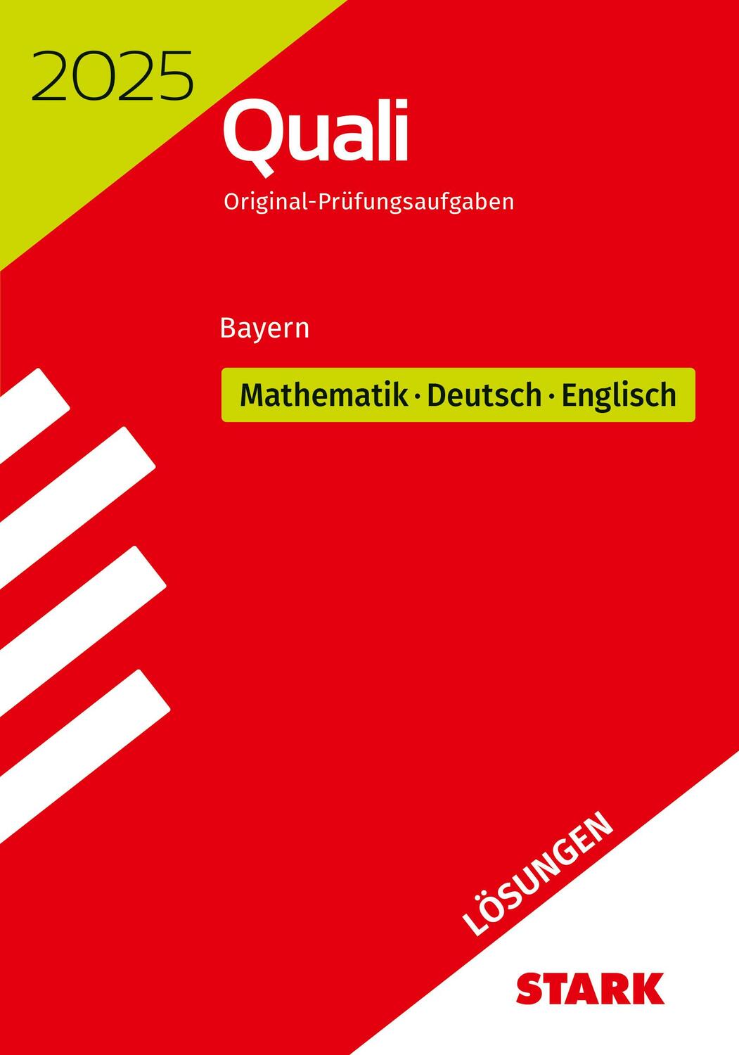 Cover: 9783849061685 | STARK Lösungen zu Original-Prüfungen Quali Mittelschule 2025 -...