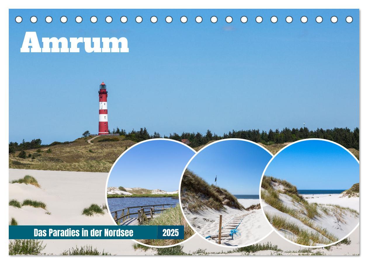 Cover: 9783383896651 | Amrum - Das Paradies in der Nordsee (Tischkalender 2025 DIN A5...