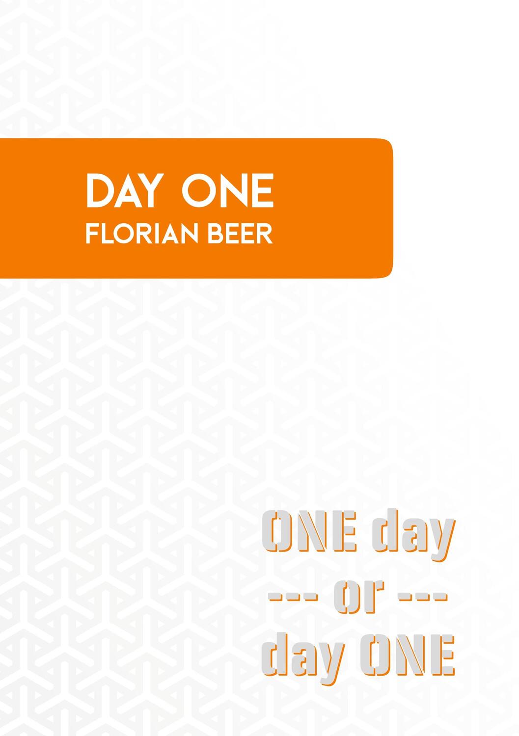 Cover: 9783756210749 | Day One | Florian Beer | Buch | HC gerader Rücken kaschiert | 154 S.