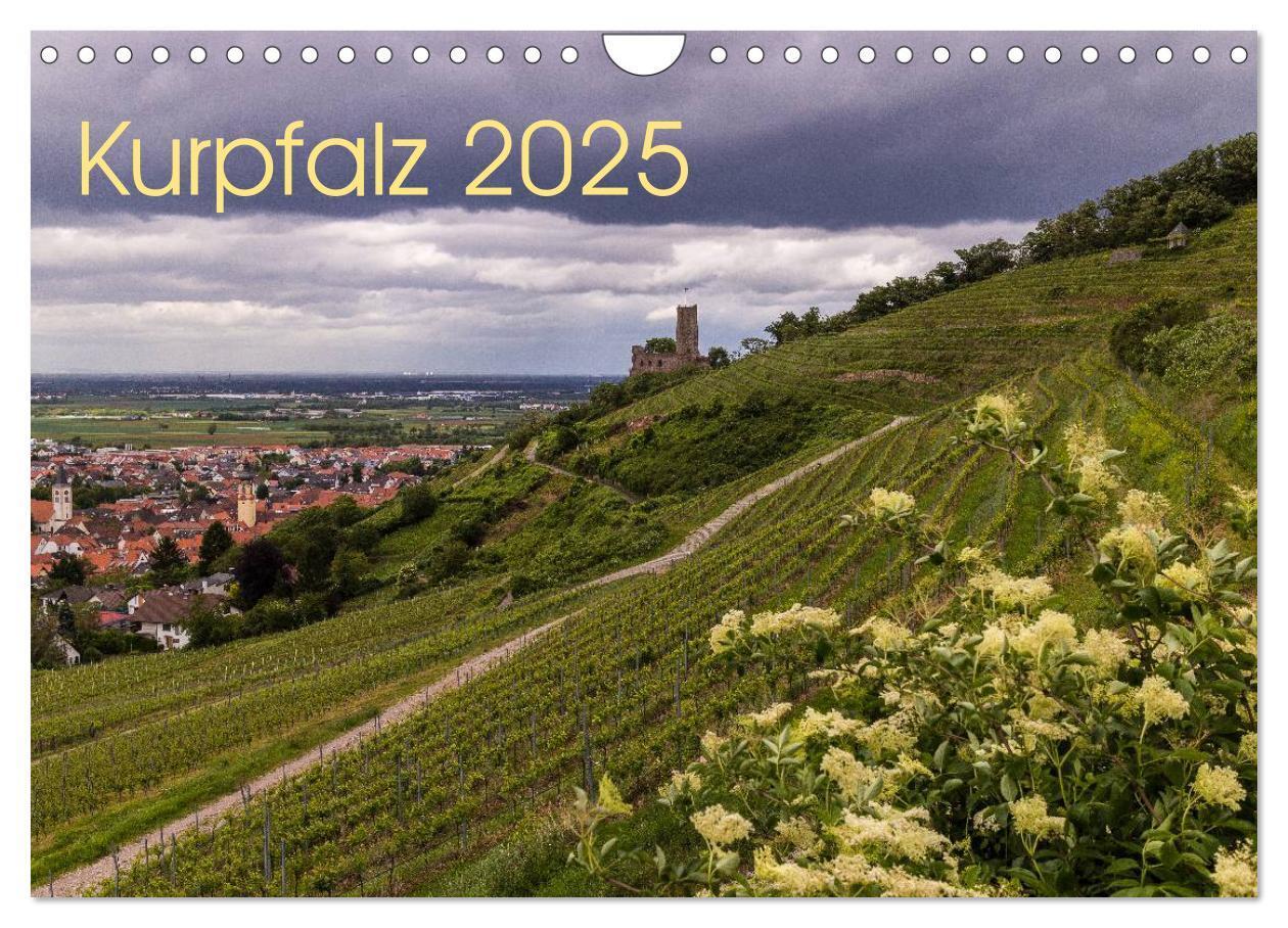 Cover: 9783435579822 | Kurpfalz 2025 (Wandkalender 2025 DIN A4 quer), CALVENDO Monatskalender