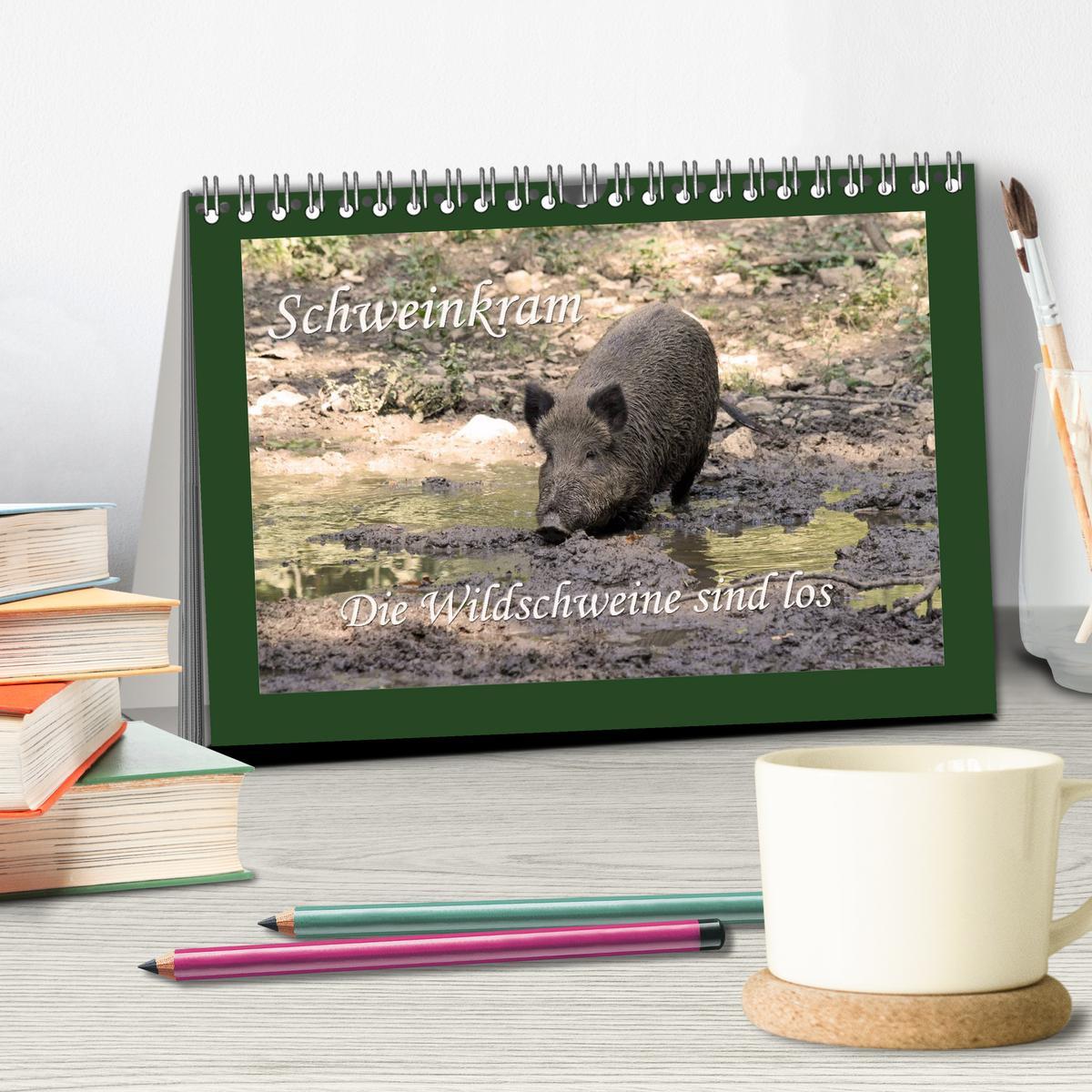 Bild: 9783435776429 | Schweinkram - Die Wildschweine sind los (Tischkalender 2025 DIN A5...