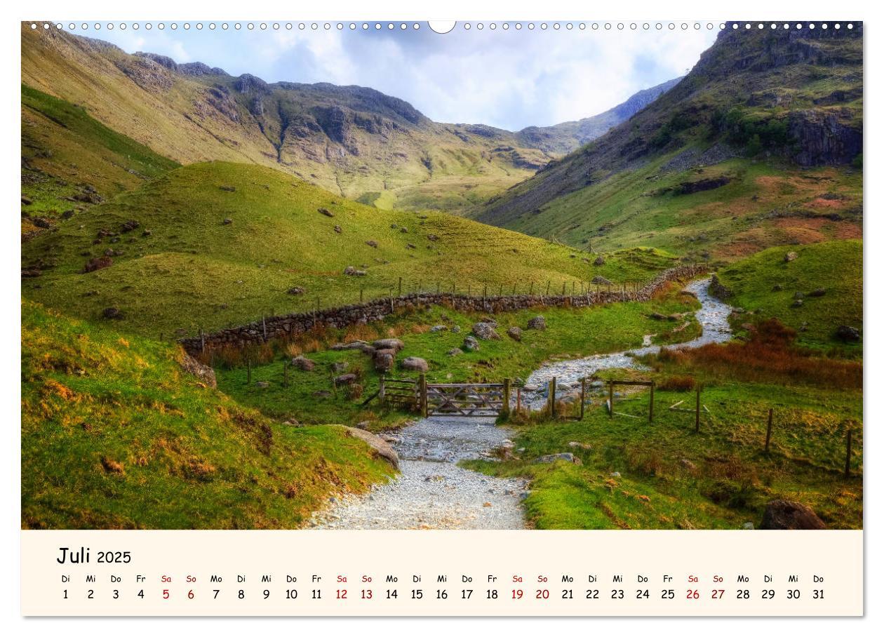 Bild: 9783435458660 | Lake District England (Wandkalender 2025 DIN A2 quer), CALVENDO...