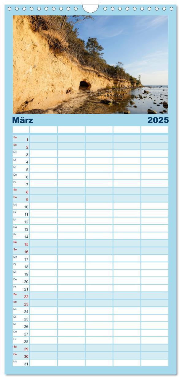 Bild: 9783457107096 | Familienplaner 2025 - Osteeinsel Poel mit 5 Spalten (Wandkalender,...