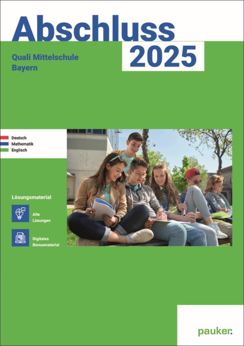 Cover: 9783889978868 | Quali 2025 - Mittelschule Bayern - Lösungsband - Deutsch, Mathe,...