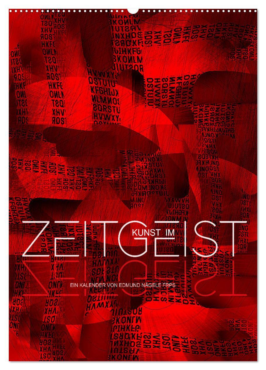 Cover: 9783457216774 | Kunst im Zeitgeist (Wandkalender 2025 DIN A2 hoch), CALVENDO...