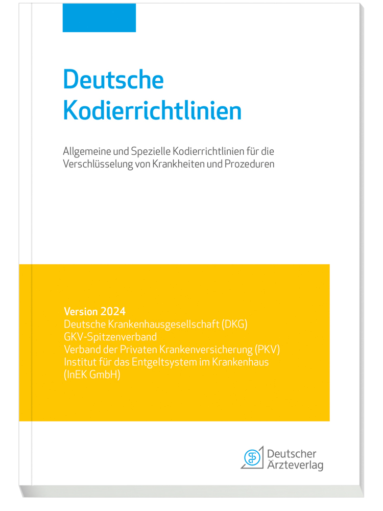 Cover: 9783769138245 | Deutsche Kodierrichtlinien Version 2024 | Krankenversicherung (u. a.)