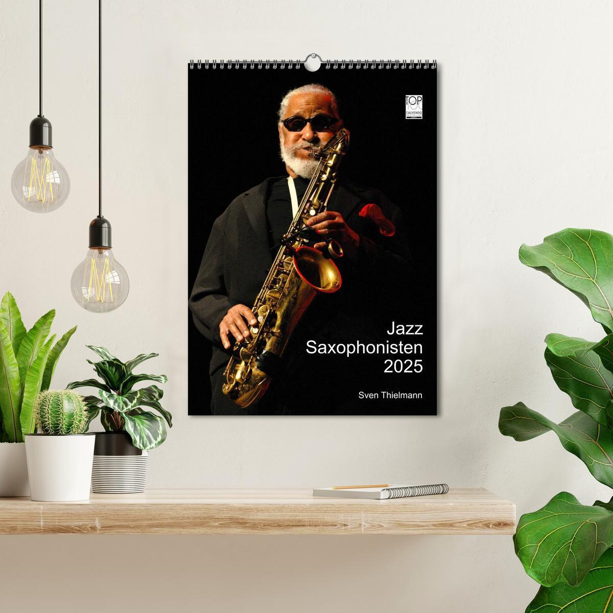 Bild: 9783457062418 | Jazz Saxophonisten 2025 (Wandkalender 2025 DIN A3 hoch), CALVENDO...