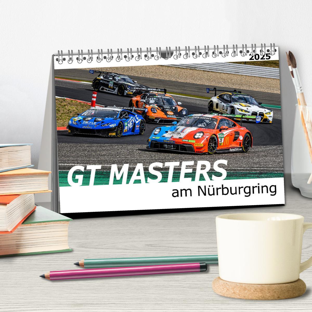 Bild: 9783457157091 | GT Masters am Nürburgring (Tischkalender 2025 DIN A5 quer),...