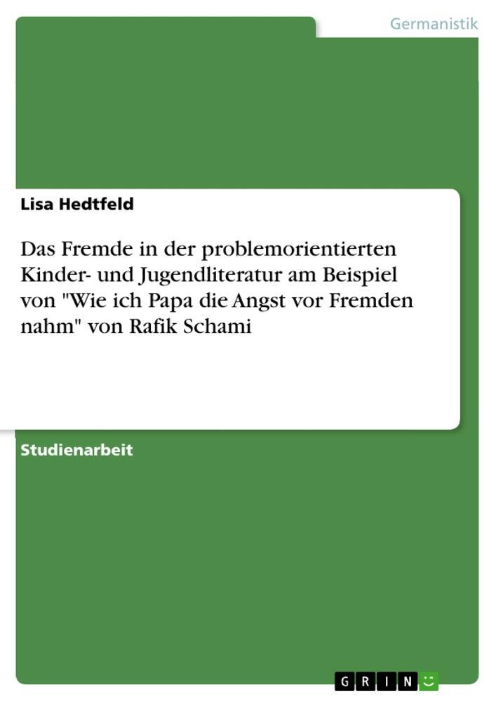 Cover: 9783346016195 | Das Fremde in der problemorientierten Kinder- und Jugendliteratur...