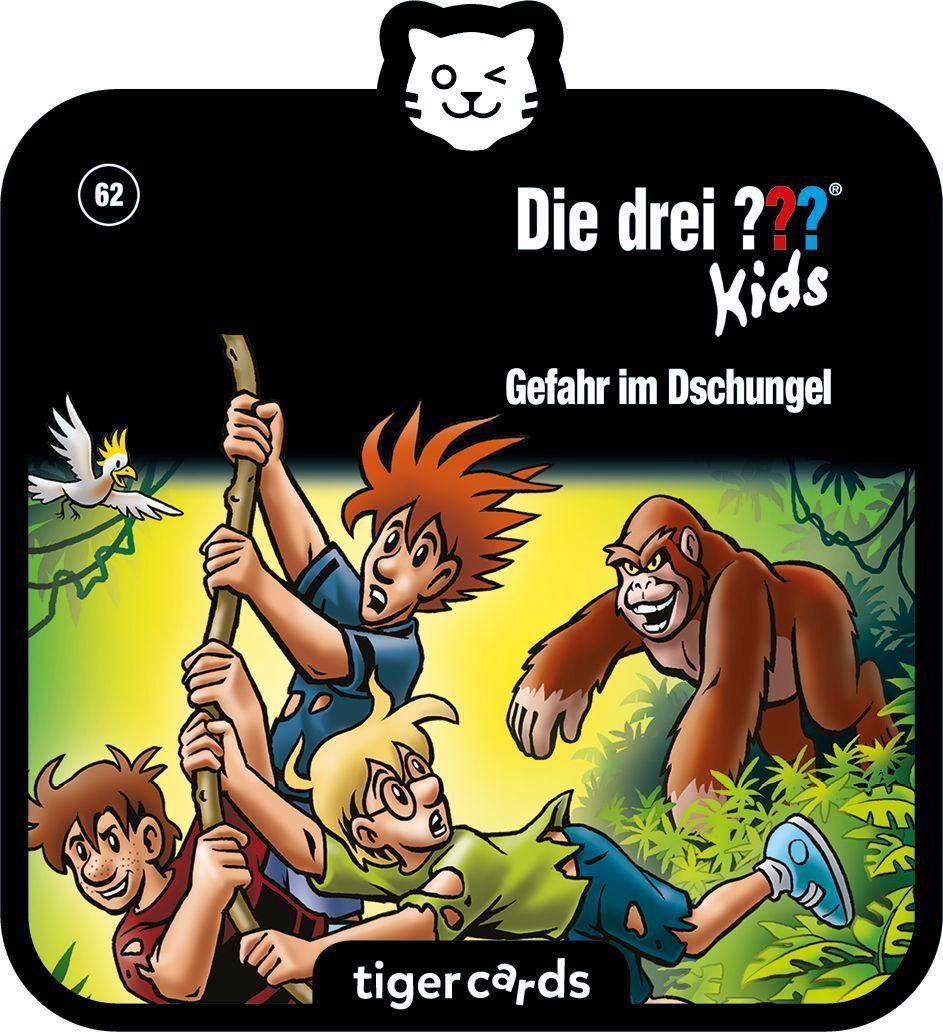 Cover: 4260535482283 | tigercard - Die drei ??? Kids - Folge 62: Gefahr im Dschungel | Stück