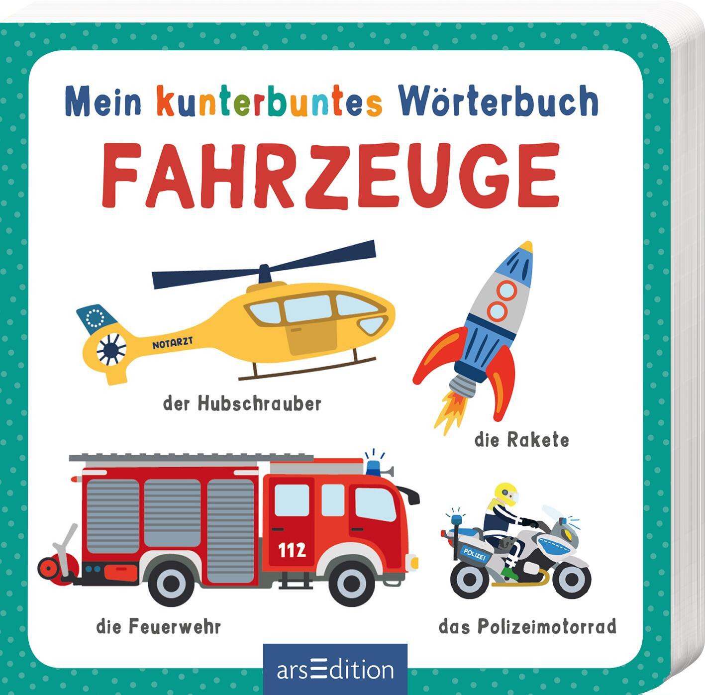 Cover: 9783845845708 | Mein kunterbuntes Wörterbuch - Fahrzeuge | Izabella Markiewicz | Buch