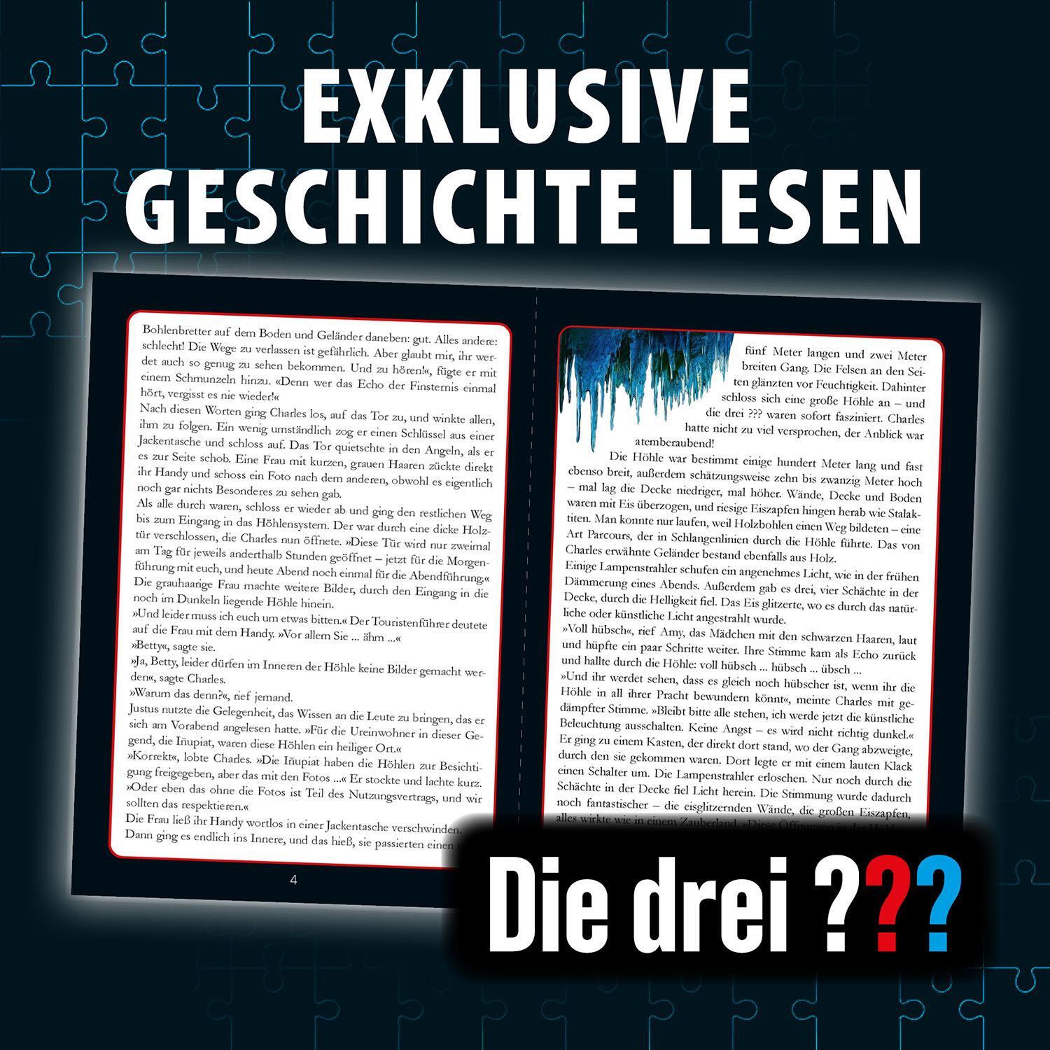 Bild: 4002051684464 | Krimi-Puzzle: Die drei ??? - Das Echo der Finsternis | Spiel | Spiel