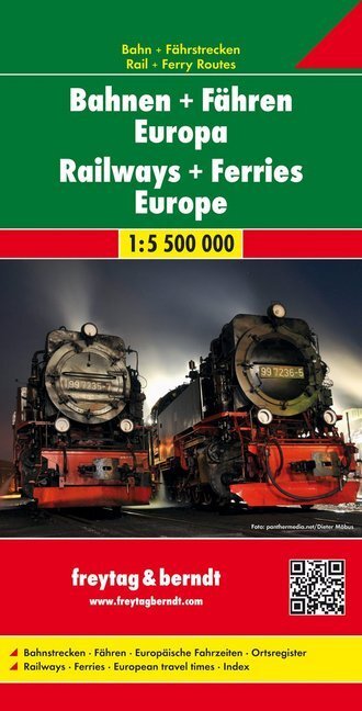 Cover: 9783707916898 | freytag &amp; berndt Auto + Freizeitkarten Bahnen + Fähren Europa,...