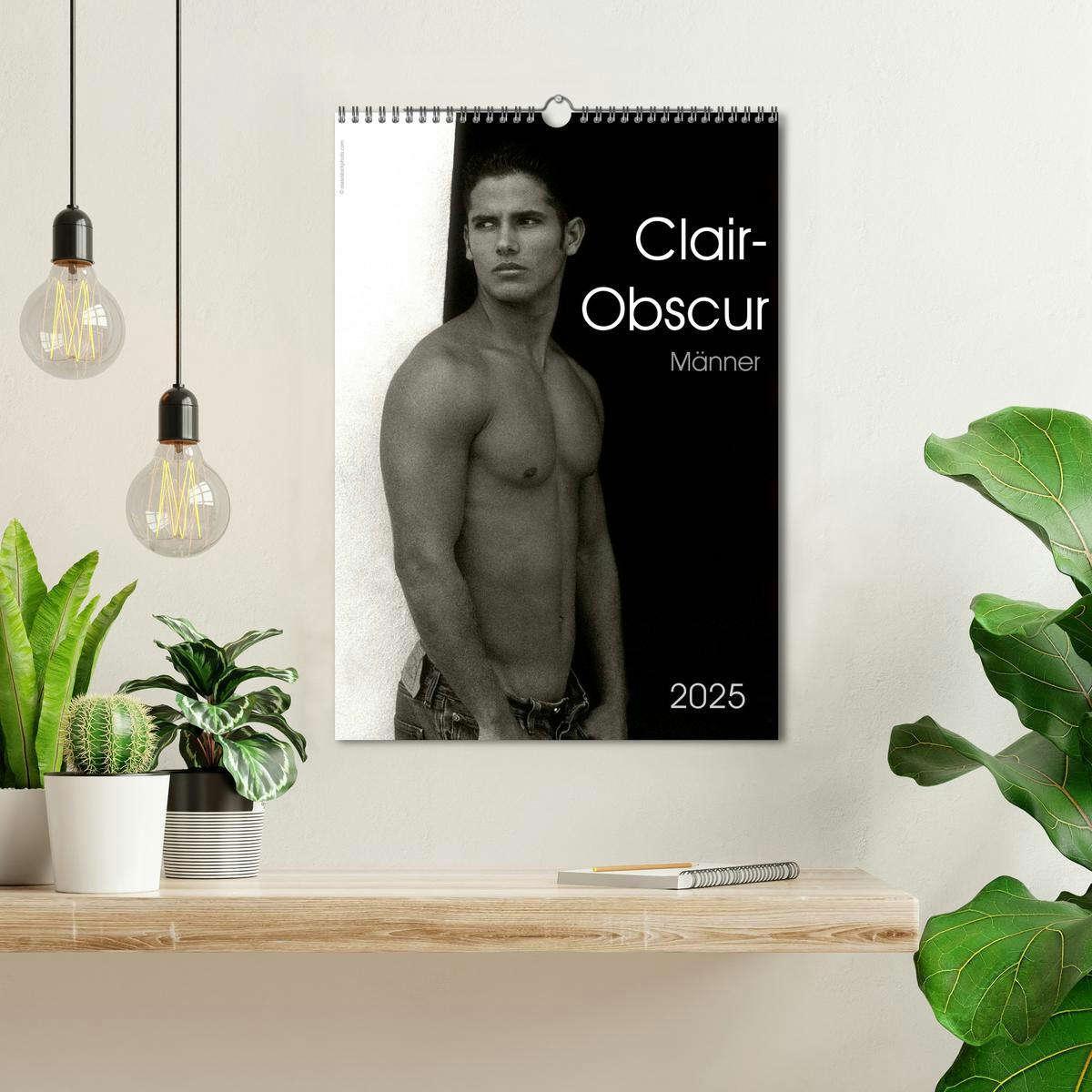 Bild: 9783457031629 | Clair-Obscur Männer 2025 (Wandkalender 2025 DIN A3 hoch), CALVENDO...