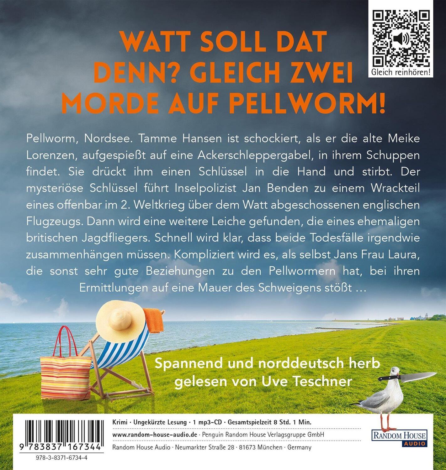 Bild: 9783837167344 | Wattenmeerblut | Ein Pellworm-Krimi | Katja Lund (u. a.) | MP3 | 1 CD