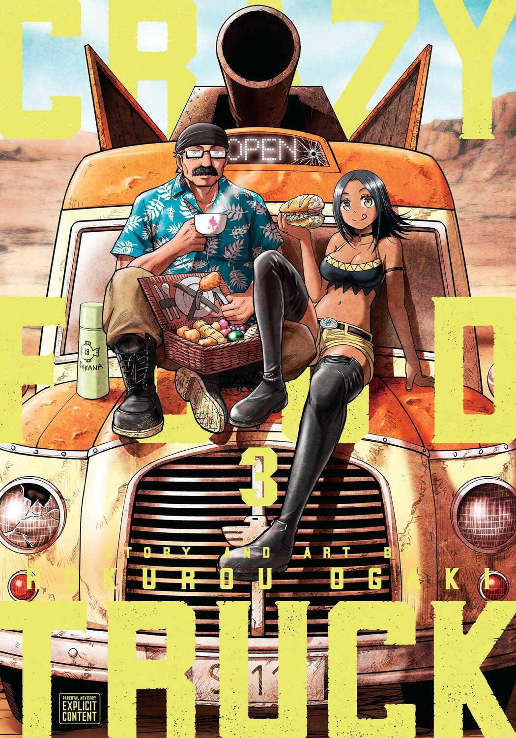 Cover: 9781974735976 | Crazy Food Truck, Vol. 3 | Rokurou Ogaki | Taschenbuch | Englisch