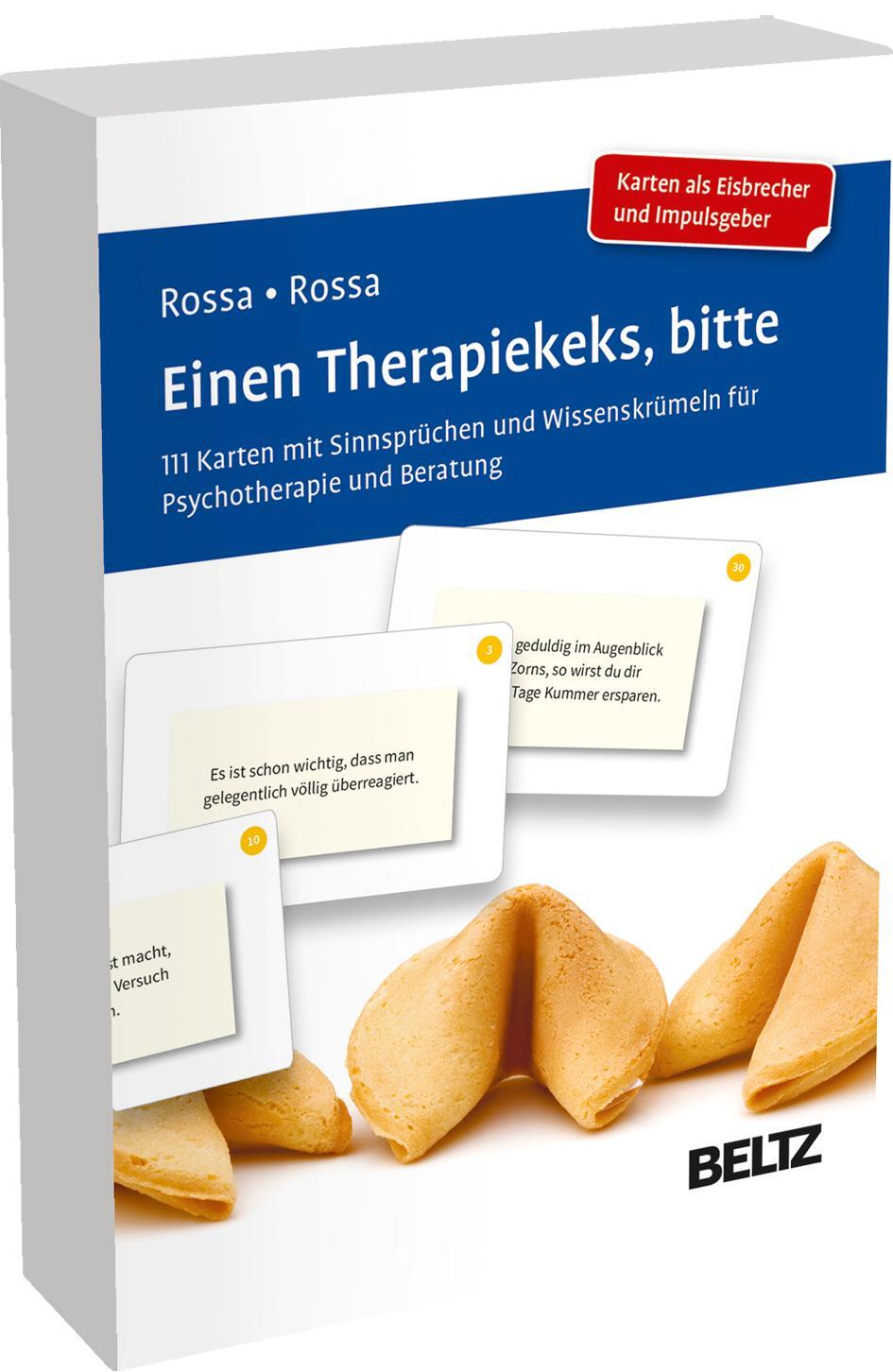 Cover: 4019172101060 | Einen Therapiekeks, bitte | Robert Rossa (u. a.) | Box | 120 S. | 2022