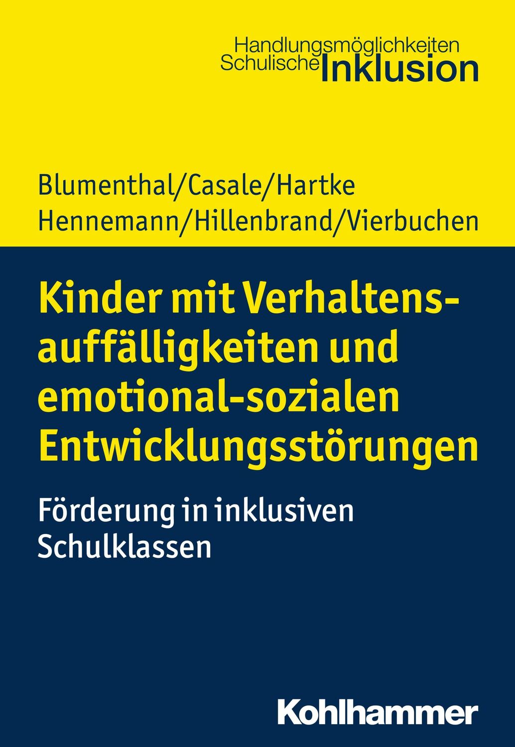 Cover: 9783170338364 | Kinder mit Verhaltensauffälligkeiten und emotional sozialen...