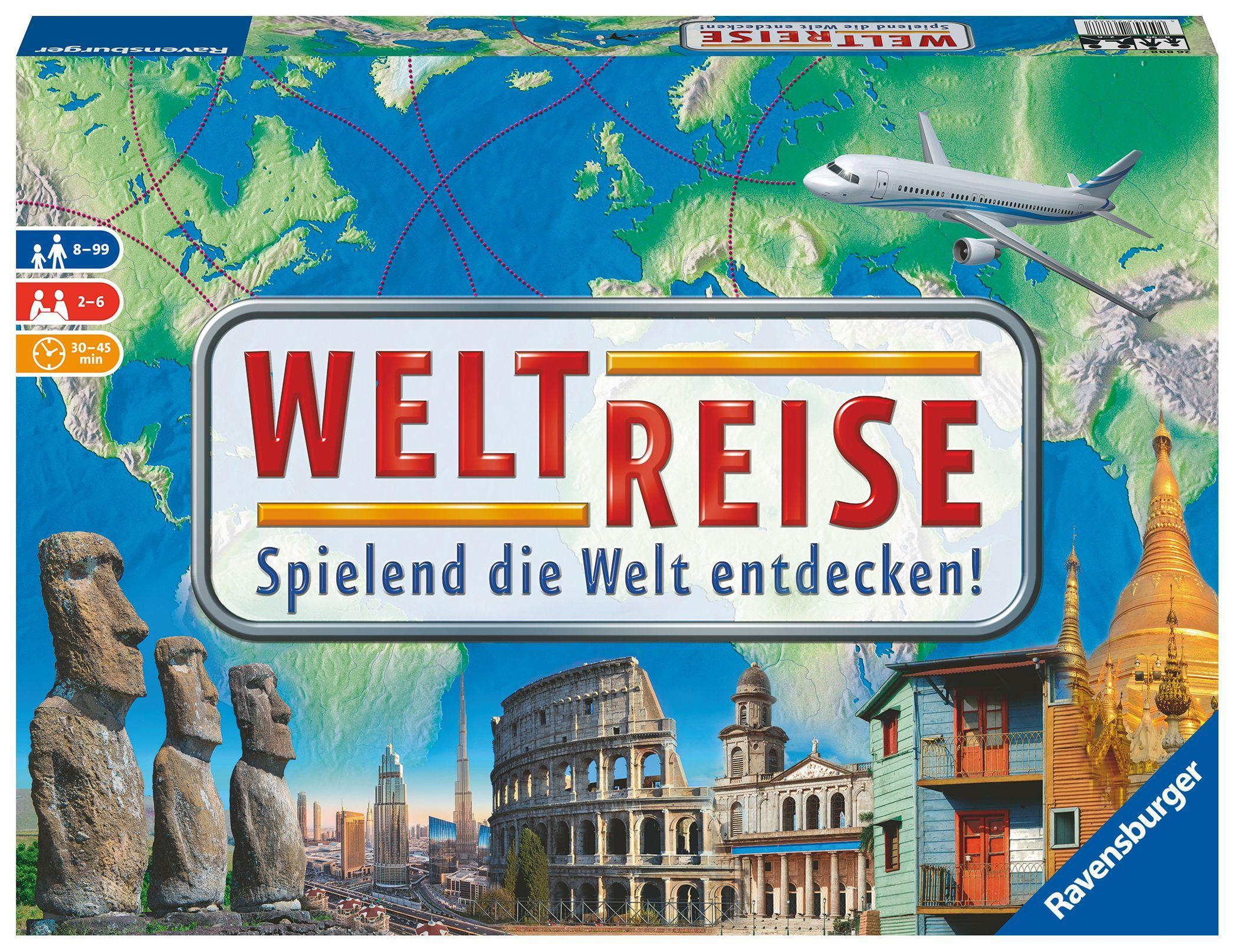 Cover: 4005556268887 | Weltreise | Spielend die Welt entdecken! | Spiel | 26888 | Deutsch