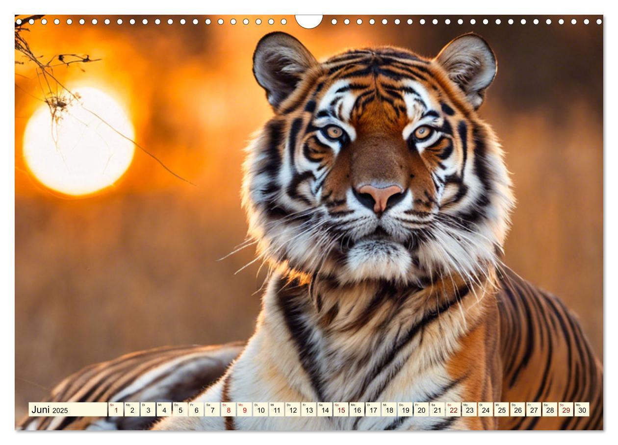 Bild: 9783383814143 | Tiger ganz nah (Wandkalender 2025 DIN A3 quer), CALVENDO...