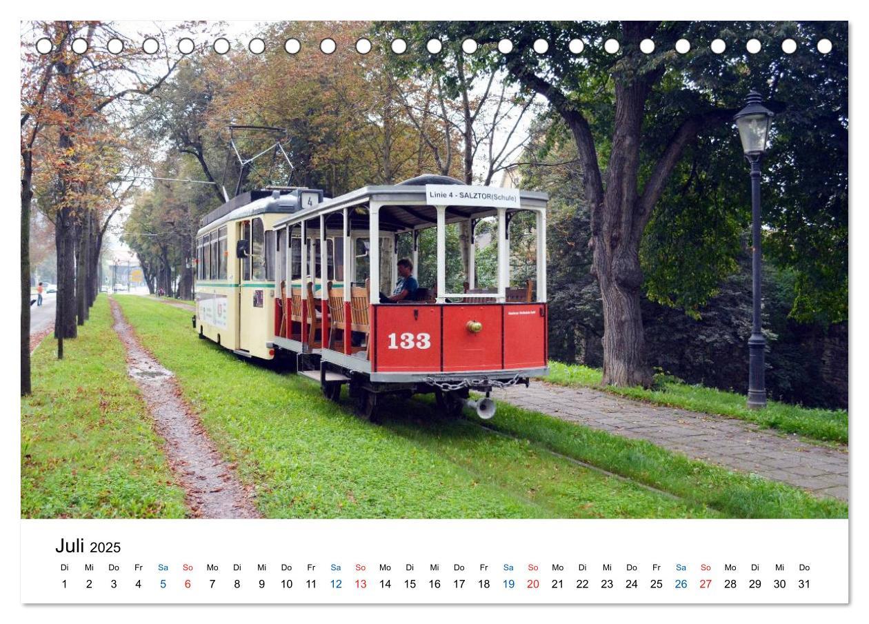 Bild: 9783435495429 | Naumburgs historische Straßenbahn (Tischkalender 2025 DIN A5 quer),...