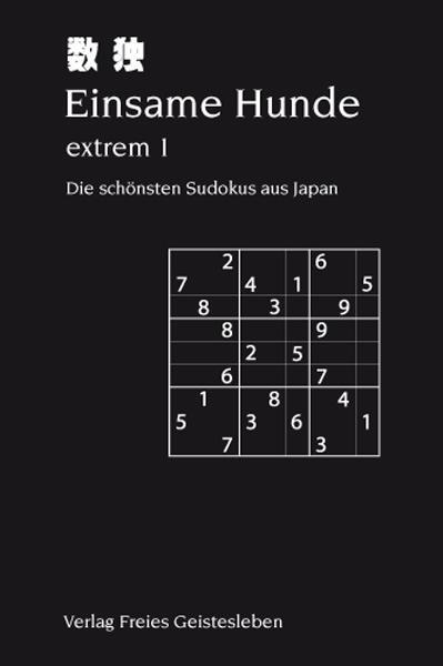 Cover: 9783772520570 | Einsame Hunde - extrem 1 | Die schönsten Sudokus aus Japan | Lin