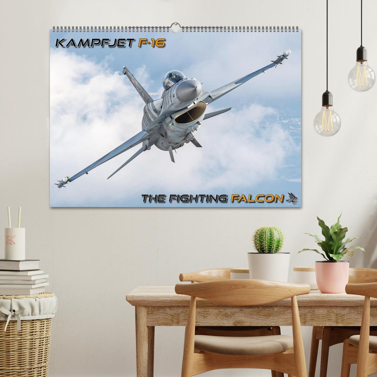 Bild: 9783383980732 | Kampfjet F-16 The Fighting Falcon (Wandkalender 2025 DIN A2 quer),...