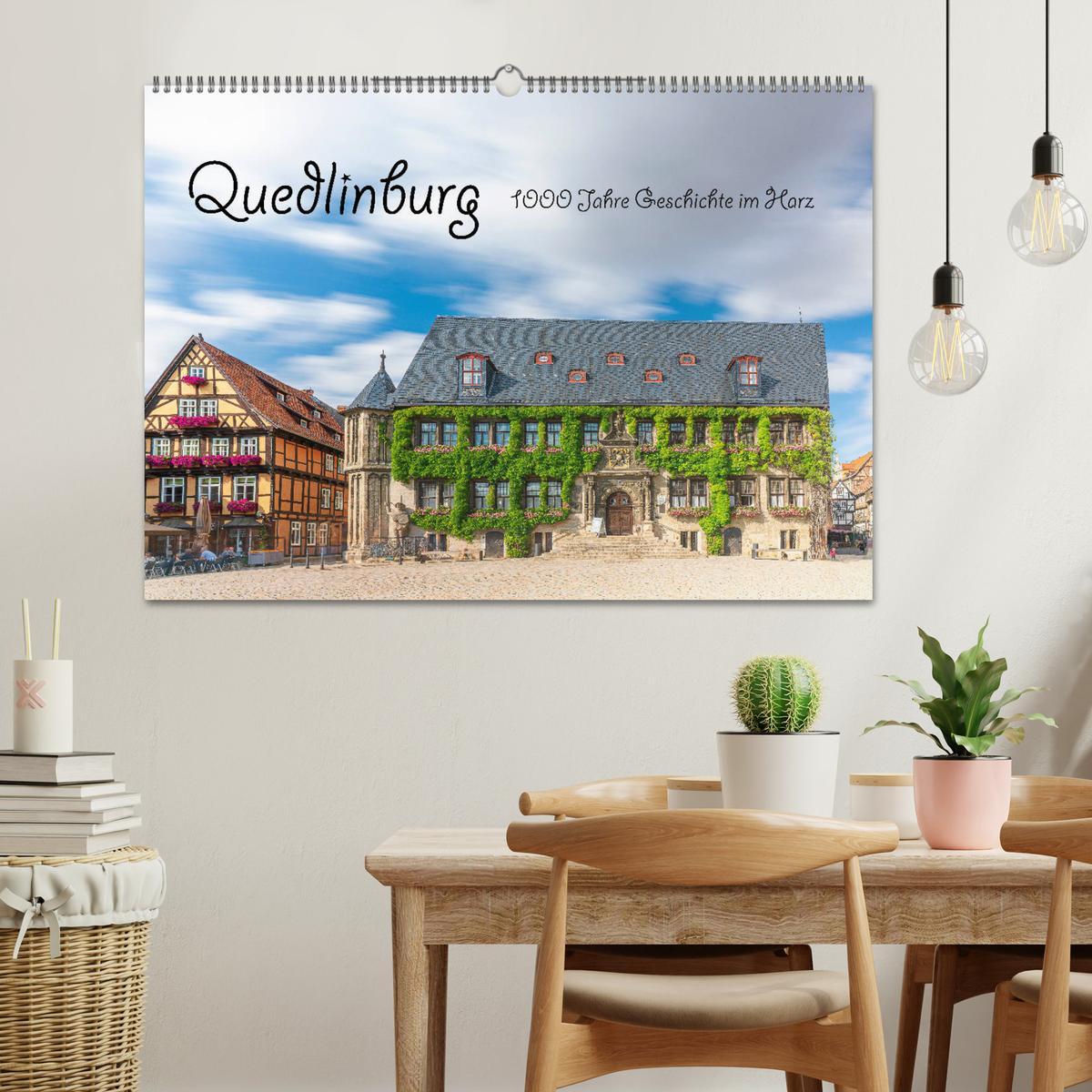 Bild: 9783435205622 | Quedlinburg - 1000 Jahre Geschichte im Harz (Wandkalender 2025 DIN...