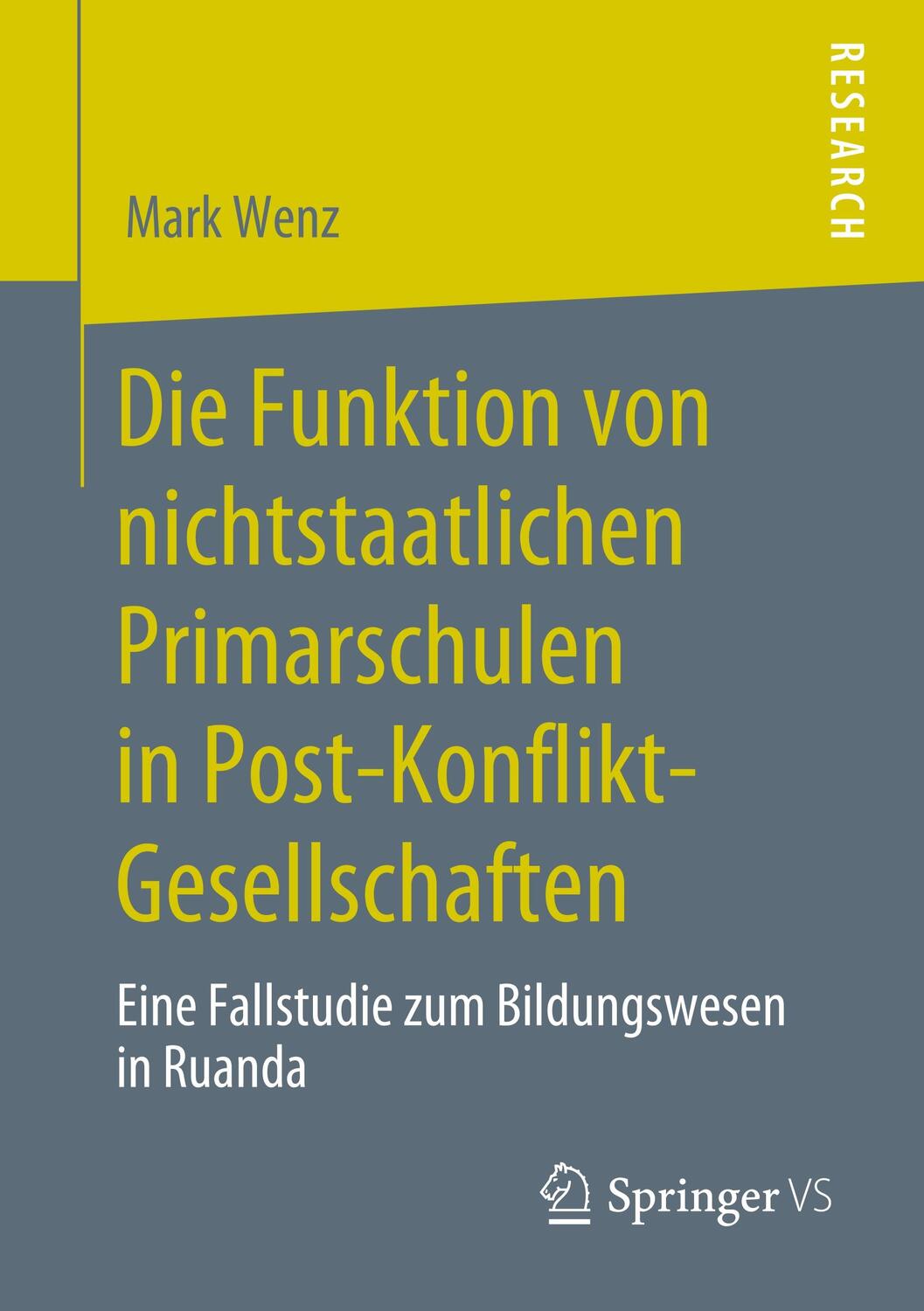 Cover: 9783658289171 | Die Funktion von nichtstaatlichen Primarschulen in...