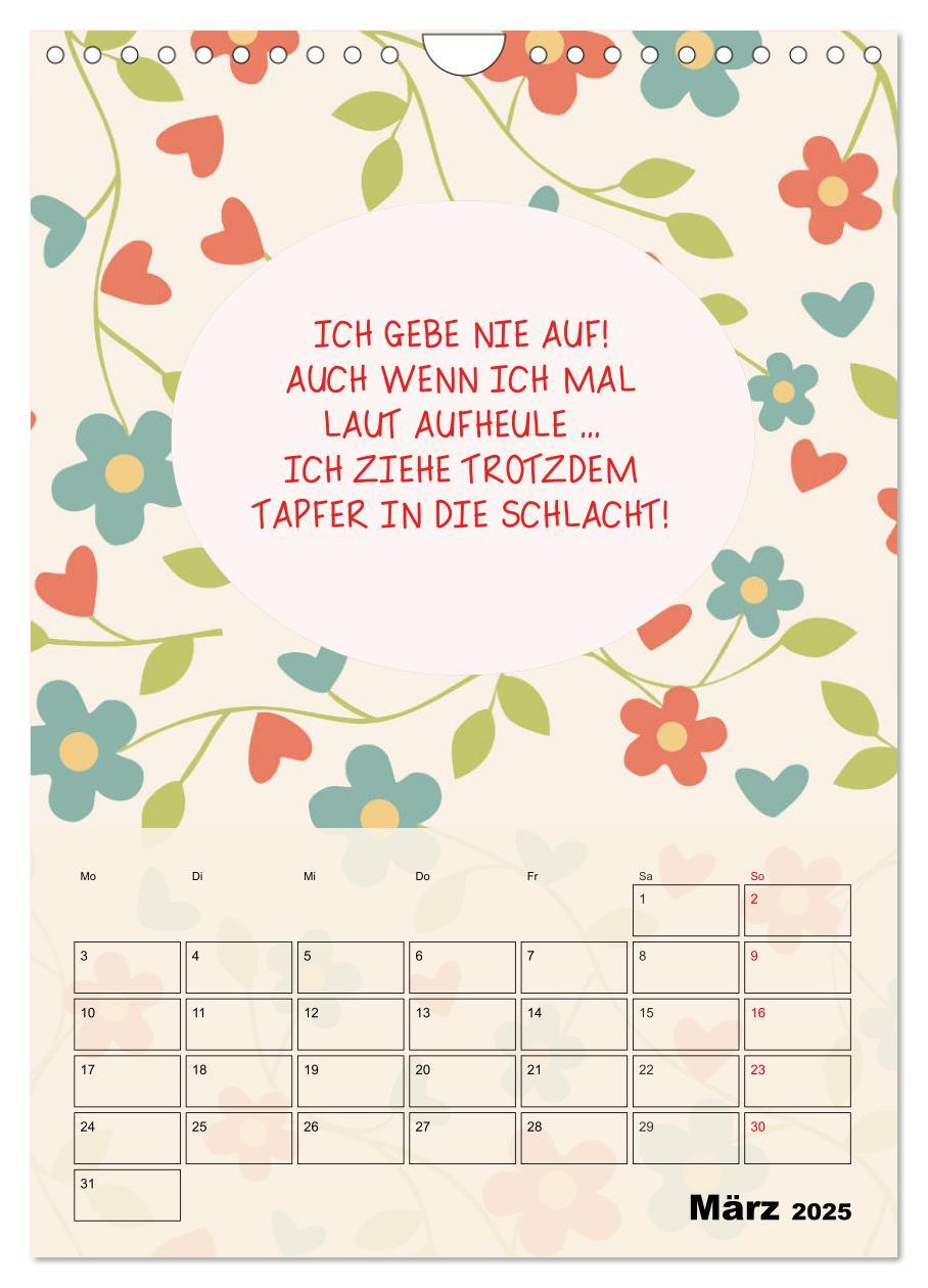 Bild: 9783435948741 | Königin über alles! Typokalender für starke Frauen (Wandkalender...