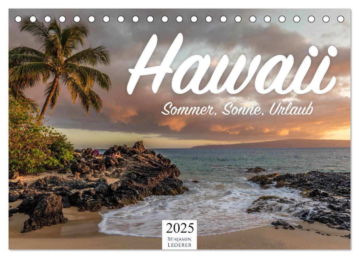 Cover: 9783435160839 | Hawaii - Sommer, Sonne, Urlaub (Tischkalender 2025 DIN A5 quer),...