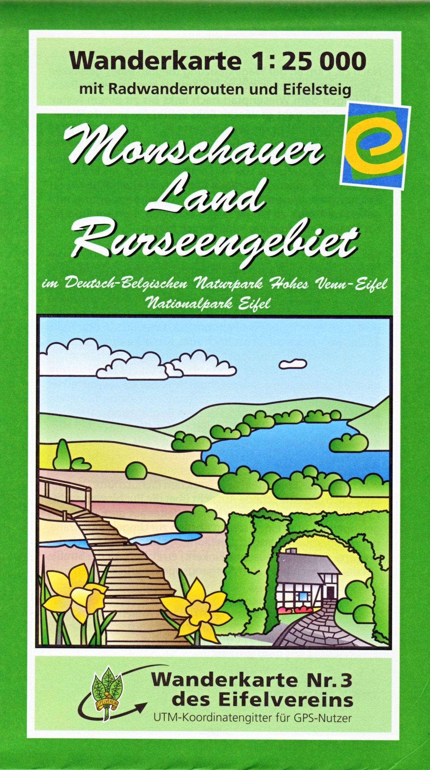 Cover: 9783944620299 | Monschauer Land - Rurseengebiet 1 : 25 000 | (Land-)Karte | Deutsch