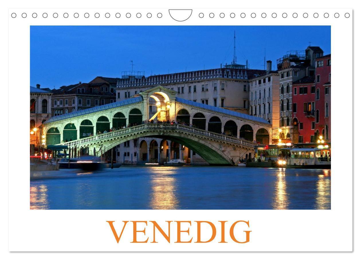 Cover: 9783435820450 | Venedig (Wandkalender 2025 DIN A4 quer), CALVENDO Monatskalender