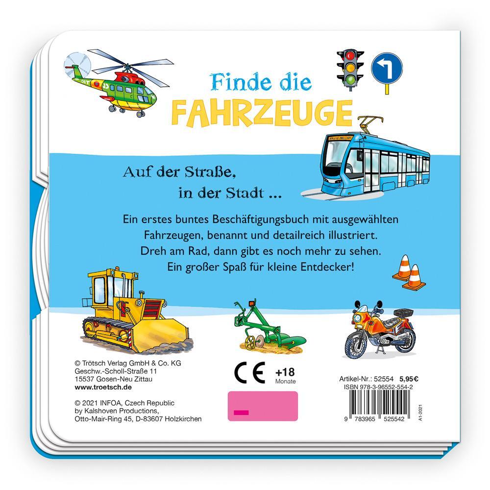 Bild: 9783965525542 | Trötsch Pappbilderbuch Finde die Fahrzeuge | KG | Buch | 8 S. | 2021