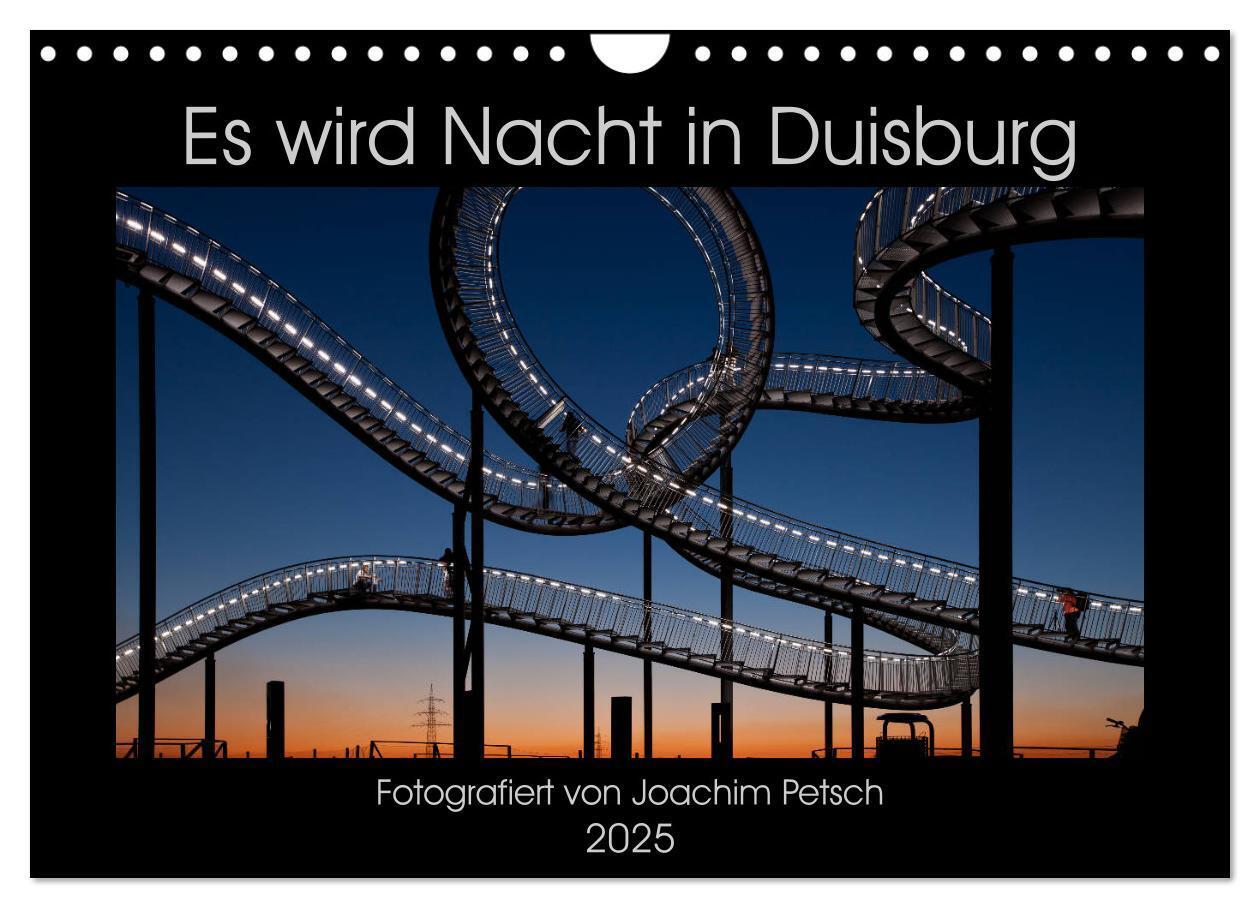 Cover: 9783435420094 | Es wird Nacht in Duisburg (Wandkalender 2025 DIN A4 quer), CALVENDO...