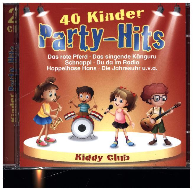 Cover: 4260209721540 | 40 Kinder Party-Hits, 2 Audio-CDs | Kiddy Club | Audio-CD | Deutsch