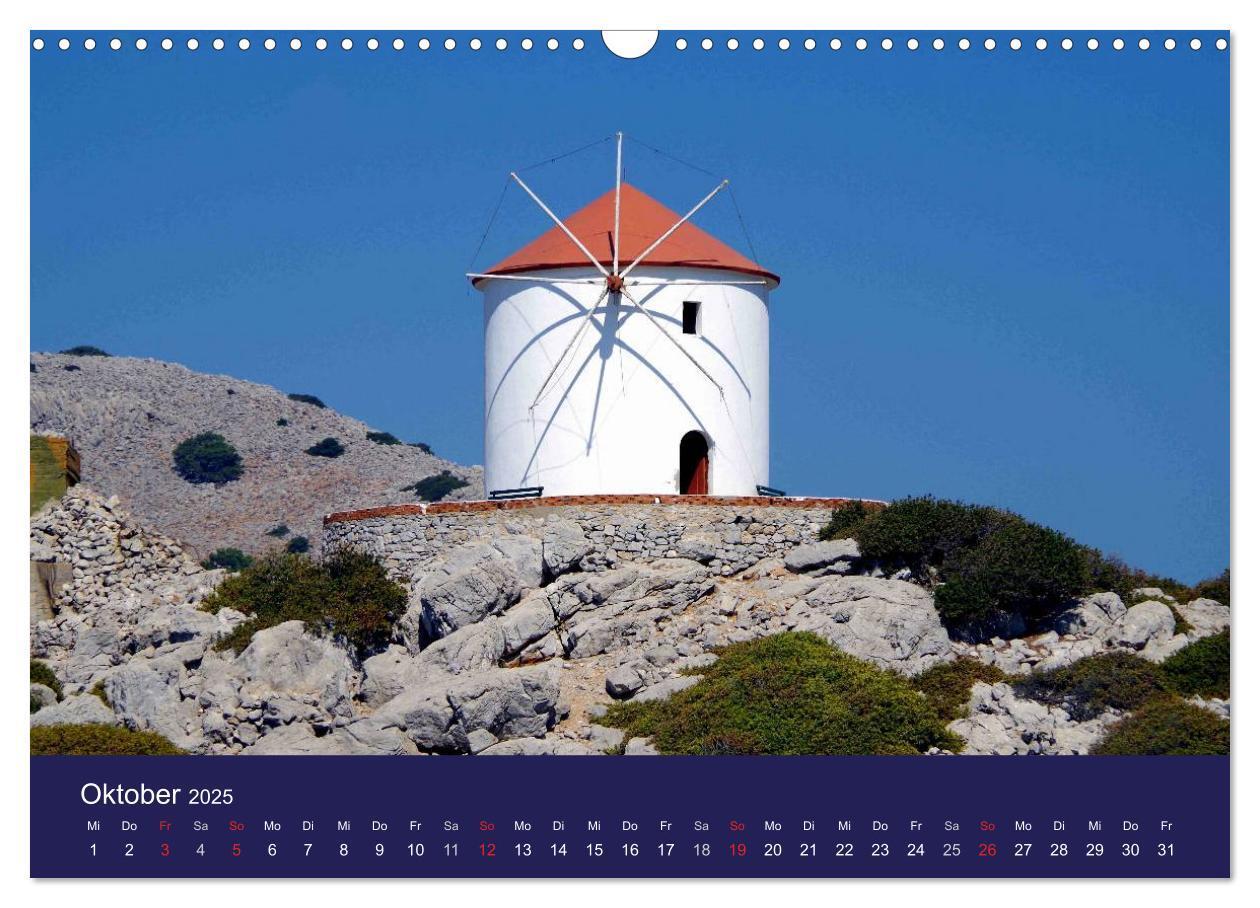 Bild: 9783435668441 | Rhodos mit Lindos und Symi (Wandkalender 2025 DIN A3 quer),...