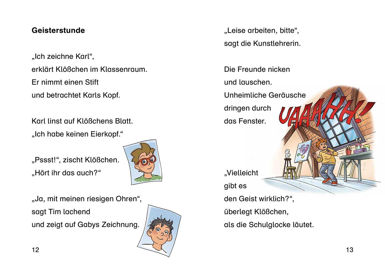 Bild: 9783440170960 | TKKG Junior, Bücherhelden 1. Klasse, Spuk in der Schule | Vogel | Buch