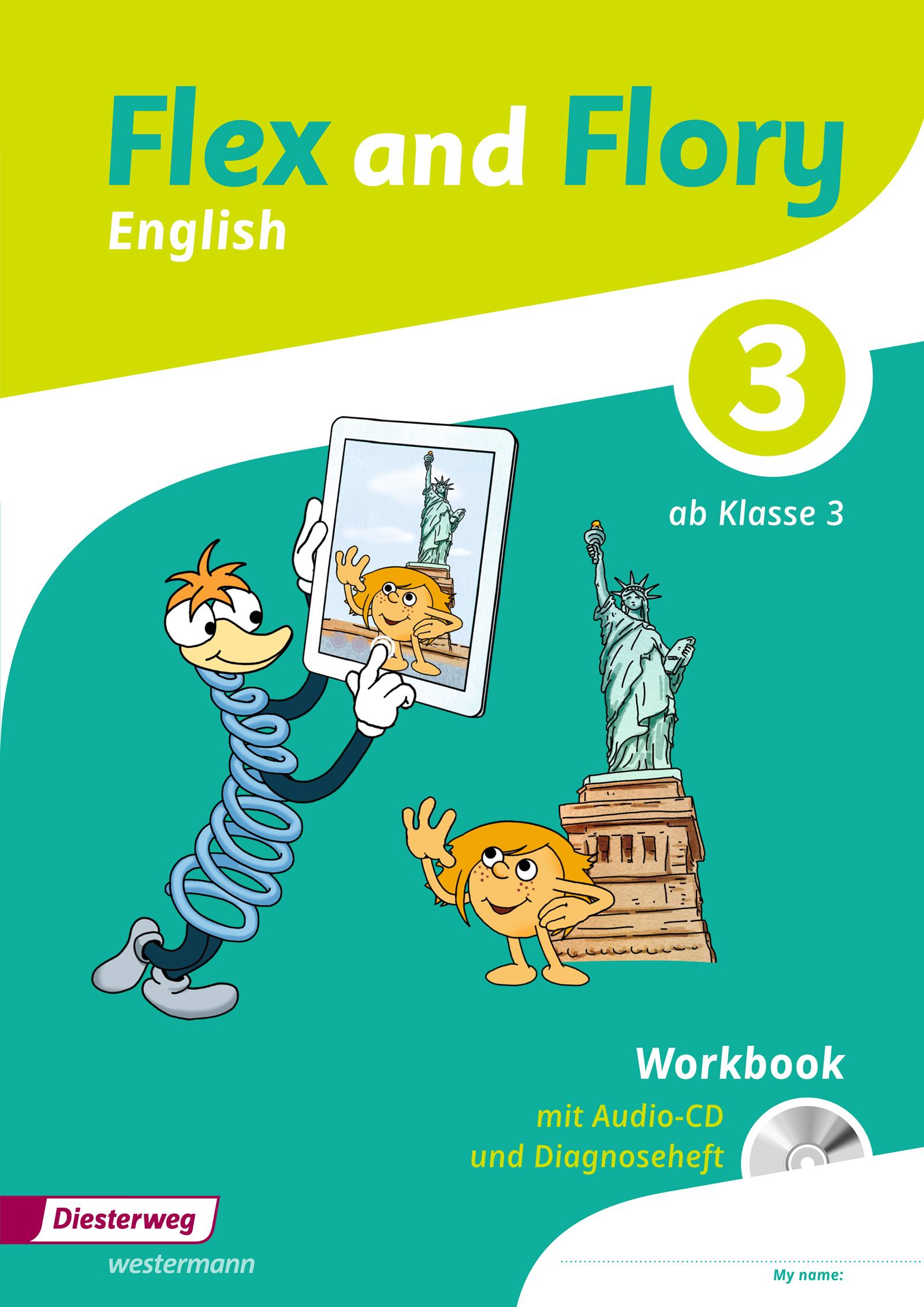 Cover: 9783425057705 | Flex and Flory 3. Workbook mit Schüler-Audio-CD und Diagnoseheft