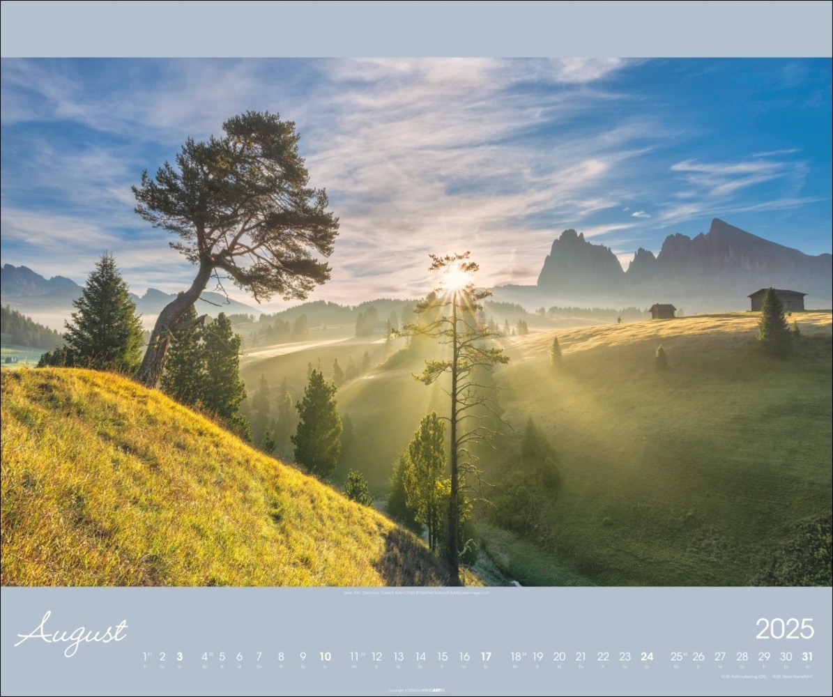 Bild: 9783839901113 | Alpen im Licht Kalender 2025 | Kalender | Spiralbindung | 14 S. | 2025