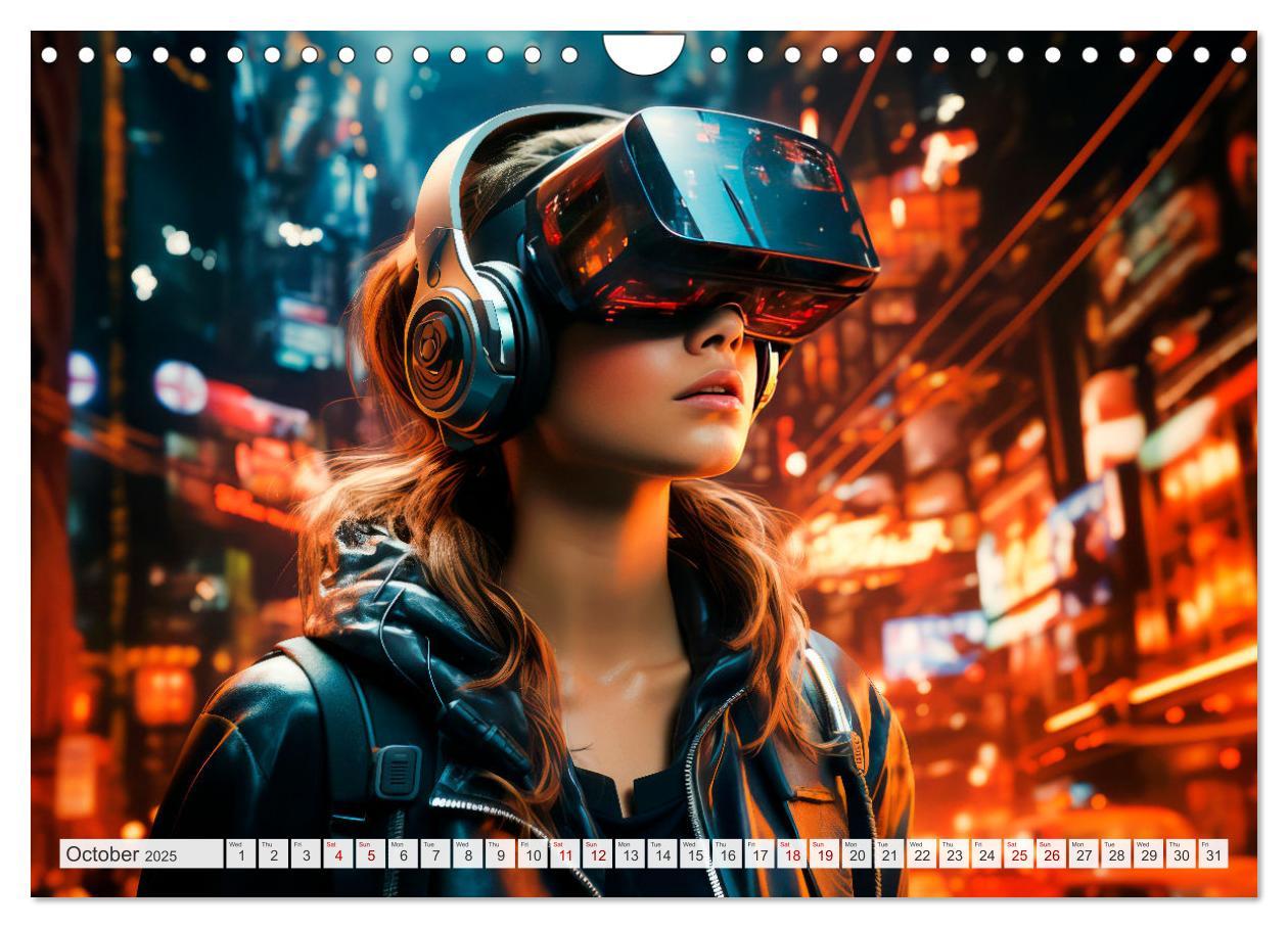 Bild: 9783457231685 | AI PLUS METAVERSE Algorithms and virtual reality (Wall Calendar...