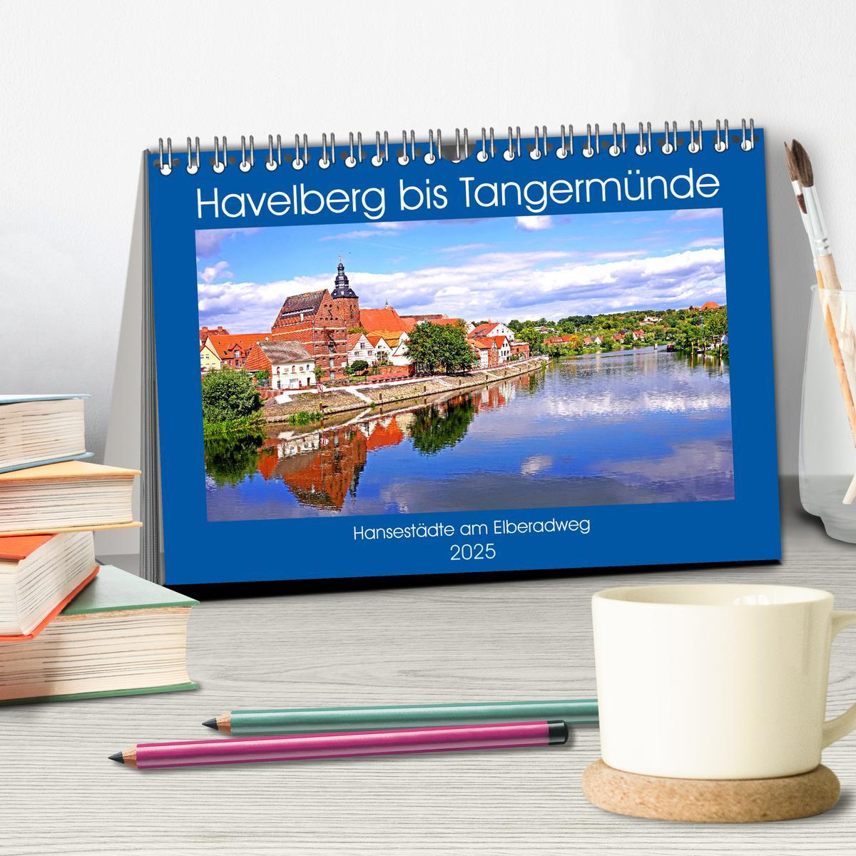 Bild: 9783435433889 | Havelberg bis Tangermünde (Tischkalender 2025 DIN A5 quer),...