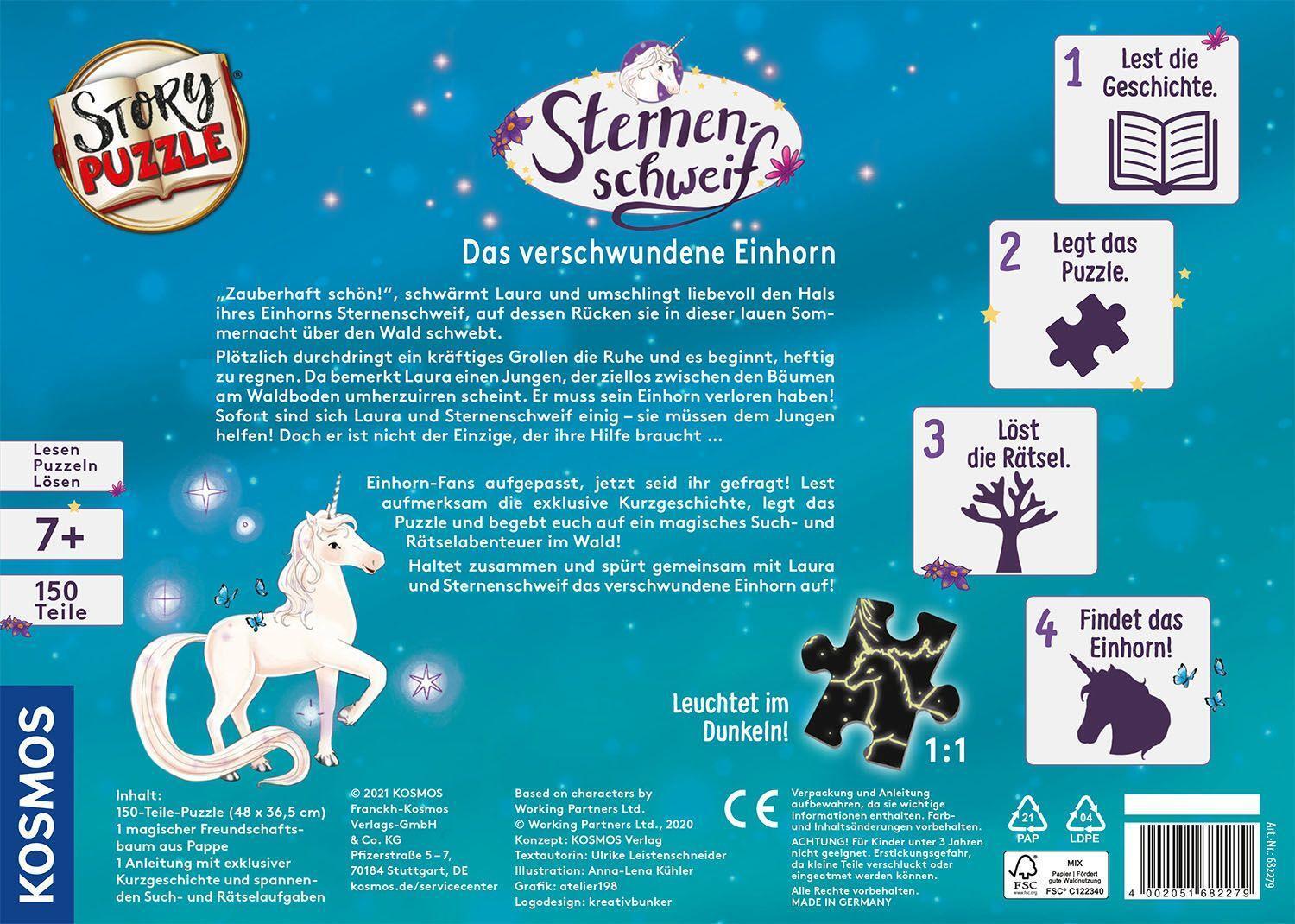 Bild: 4002051682279 | Story-Puzzle: Sternenschweif - Das verschwundene Einhorn | Spiel