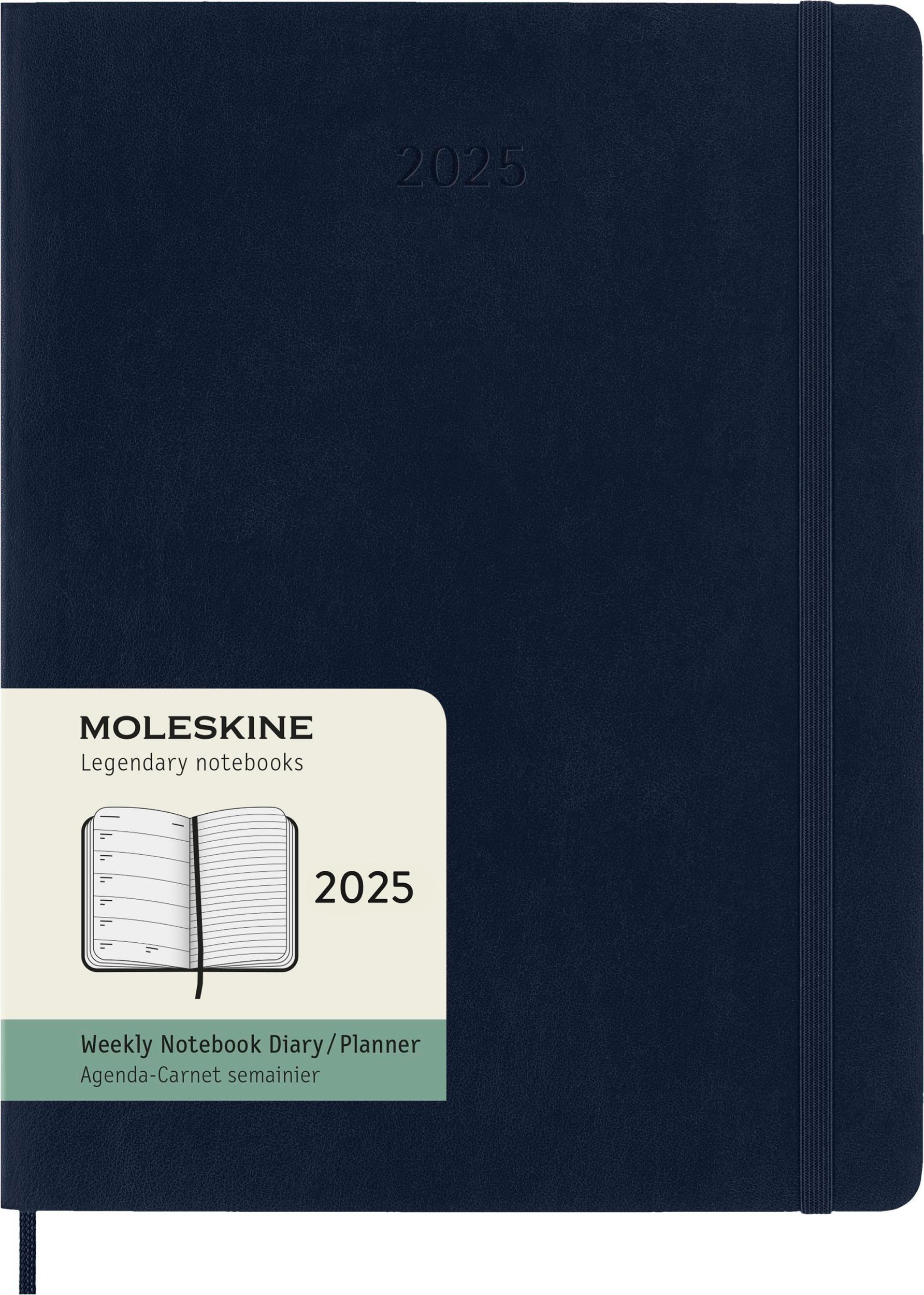 Cover: 8056999270414 | Moleskine 12 Monate Wochen Notizkalender 2025, XL, 1 Wo = 1 Seite,...