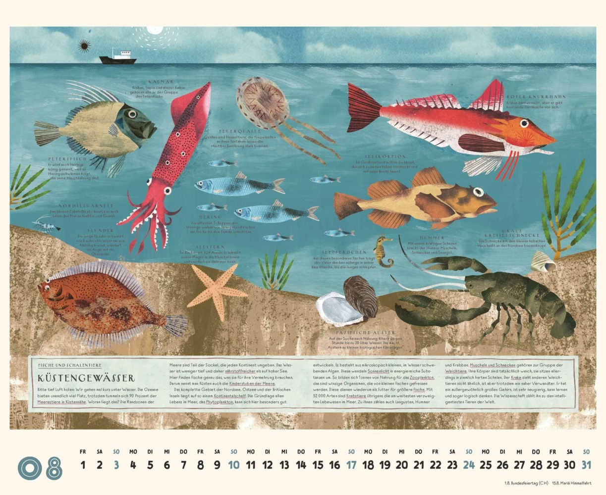 Bild: 4250809653563 | DUMONT - Martin Haake: Am Meer 2025 Wandkalender, 52x42,5cm,...