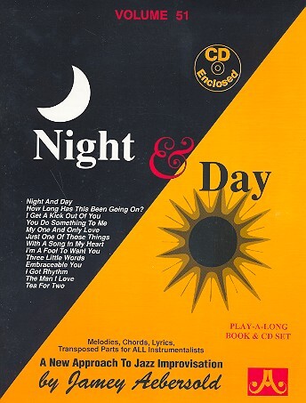 Cover: 9781562242107 | Jamey Aebersold Jazz -- Night &amp; Day, Vol 51: Book &amp; CD | Aebersold