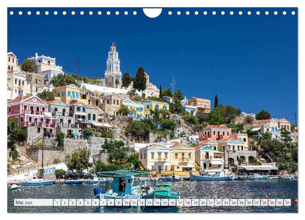 Bild: 9783383845963 | Rhodos und Symi (Wandkalender 2025 DIN A4 quer), CALVENDO...