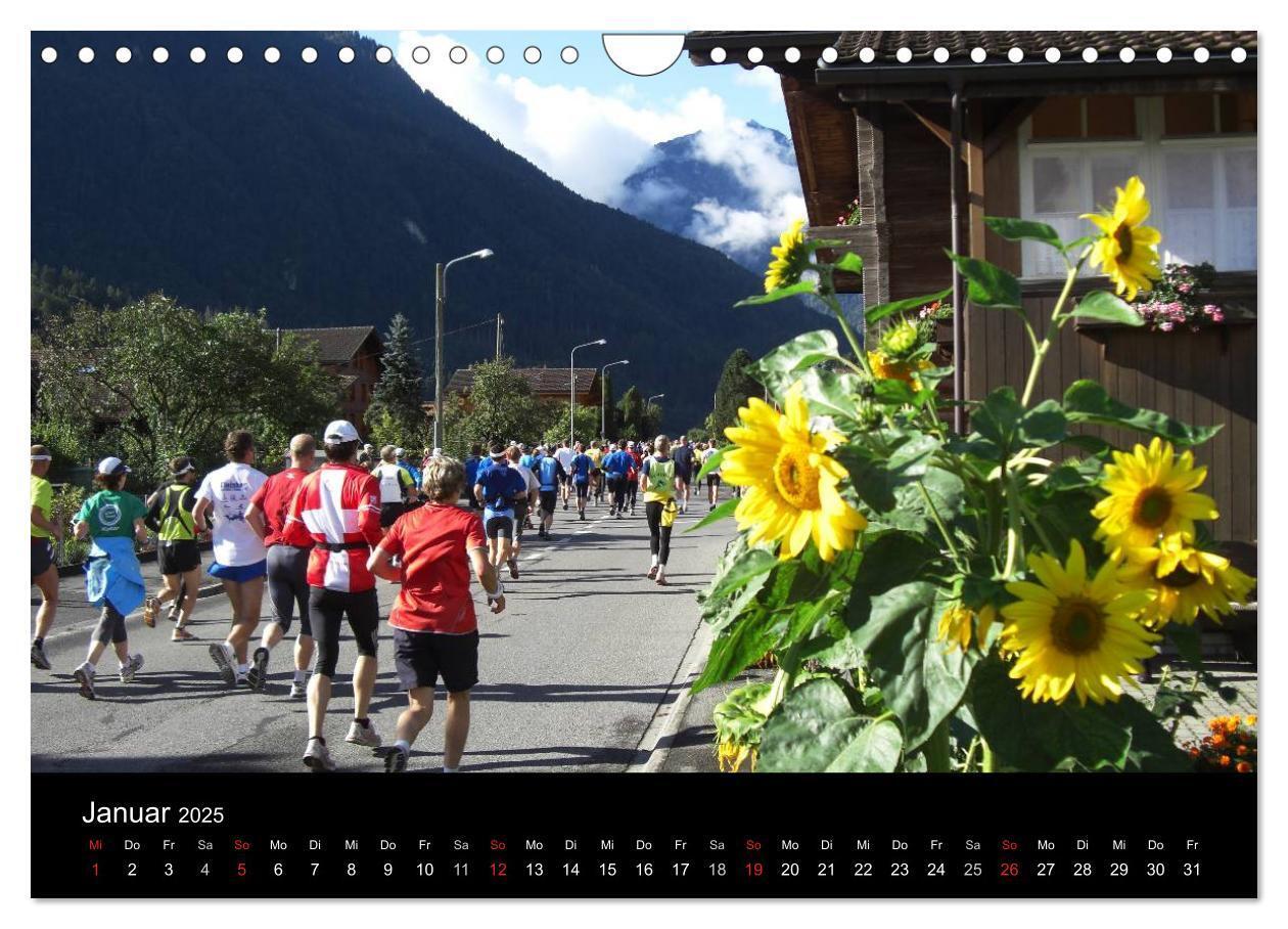 Bild: 9783435823826 | Der Jungfrau-Marathon (Wandkalender 2025 DIN A4 quer), CALVENDO...