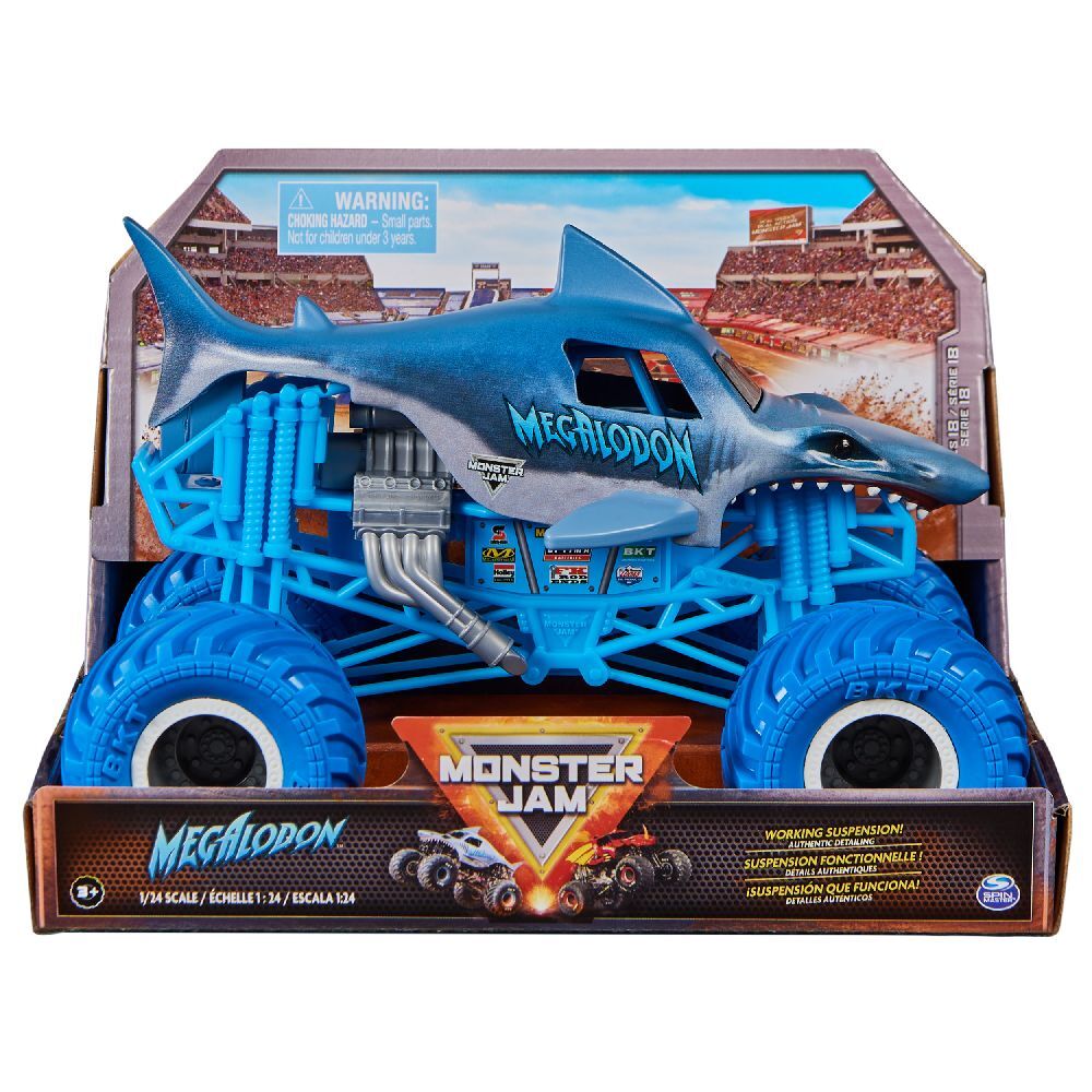 Cover: 778988459218 | MNJ Monster Jam Die Cast 1:24 Megalodon | Karton | 59218 | Deutsch